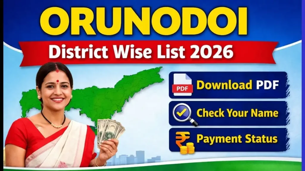 Orunodoi District Wise List